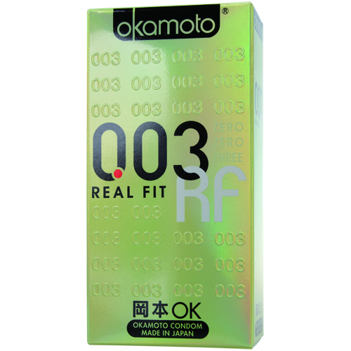 岡本okamoto-003貼身極薄衛生套(金)10片
