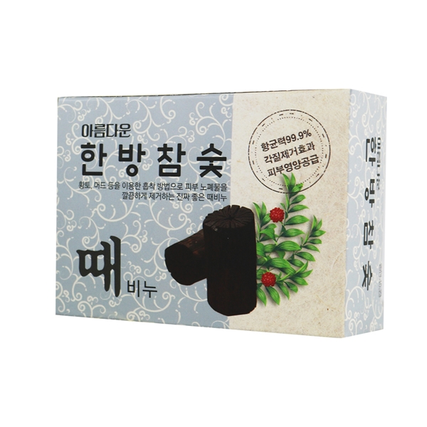 韓國Sungwon 奇蹟仙女去角質搓仙皂100g-竹炭