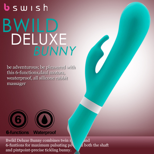 美國Bswish-Bwild Deluxe Bunny 狂野慾望兔6段變頻按摩棒-綠色