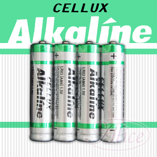 【CELLUX】4號環保鹼性電池(4顆入)
