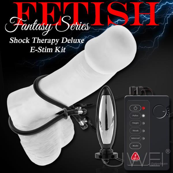 美國原裝進口PIPEDREAM．Fantasy Series系列 Shock Therapy Deluxe E-Stim Kit 電波脈衝多功能豪華組合